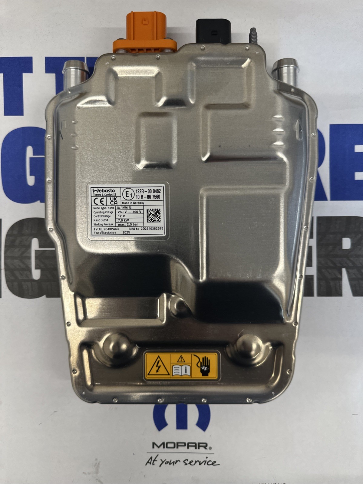 Genuine Mopar Electric Coolant Heater 68443445AC