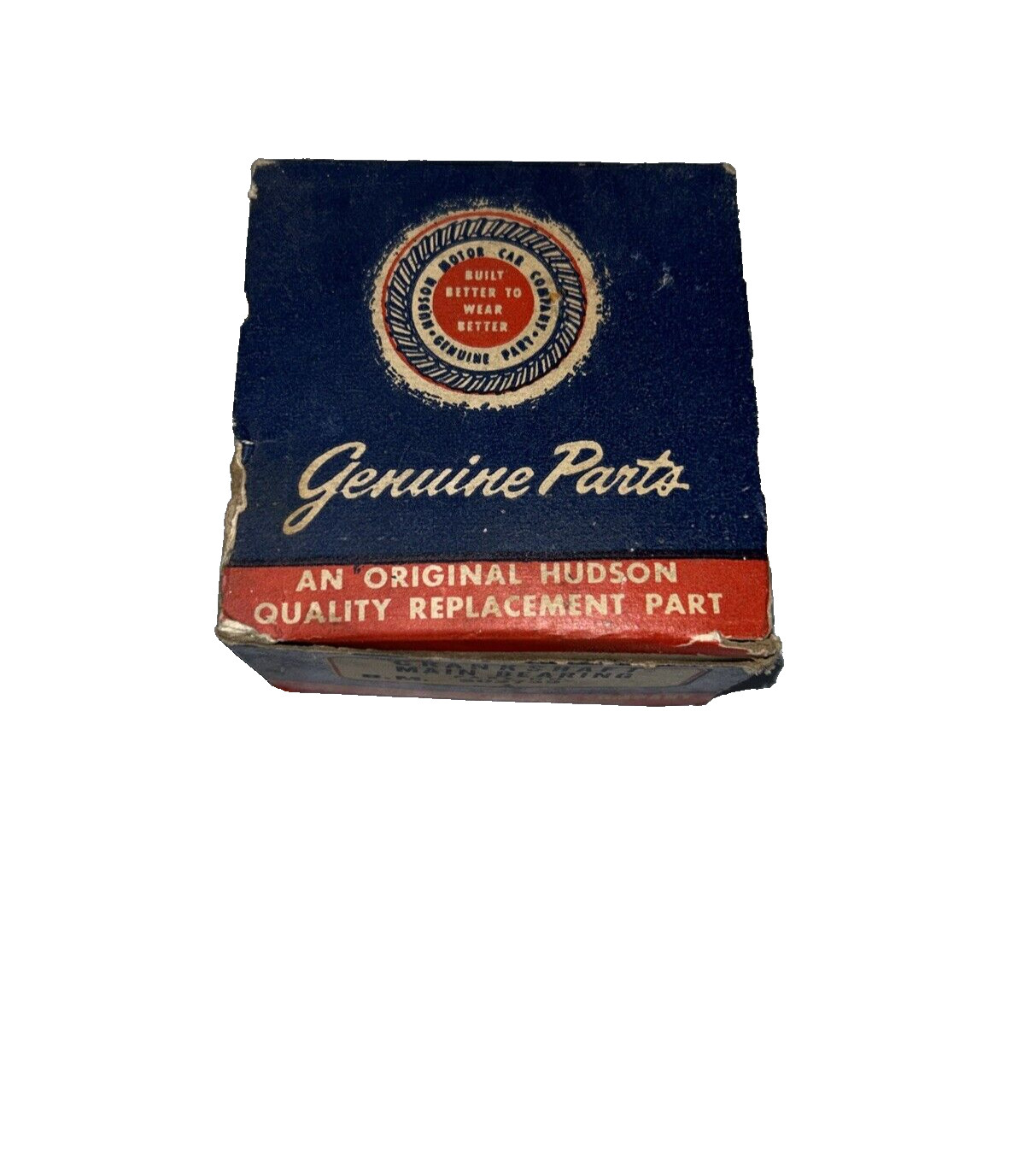 HUDSON MOTOR CAR COMPANY CRANKSHAFT MAIN BEARING B.M. 302735