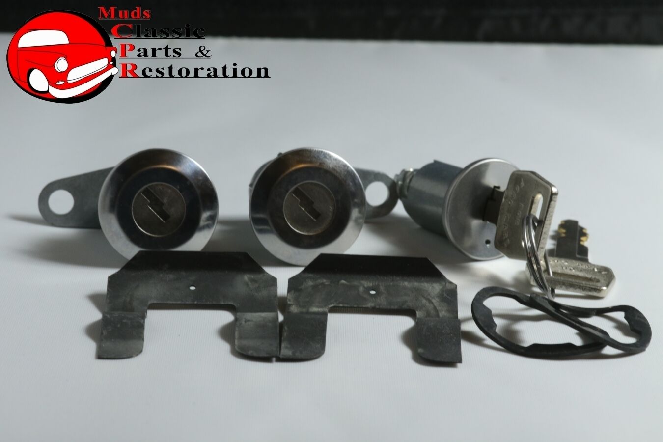 67-69 Mustang Ford Ignition & Door Lock Cylinder Keys Set Kit