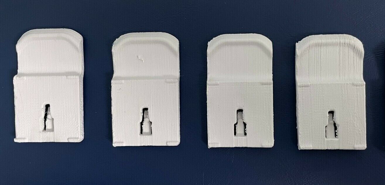 1990 - 1992 Cadillac Brougham Fleetwood Euro Panel Clips 90 91 92 3D Printed