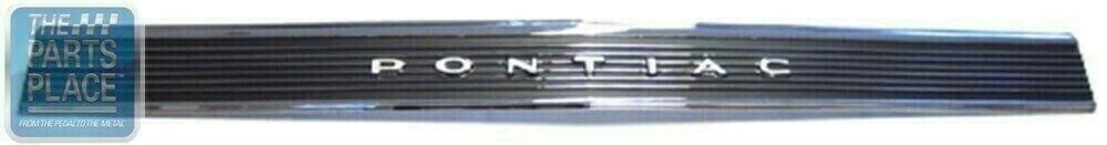 1965 Pontiac GTO LeMans Show Quality Chrome Metal Rear Body Tail Panel Molding
