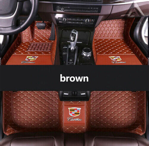 For CADILLAC Floor mats all models 2000-2023 Luxury Waterproof Front & Rear