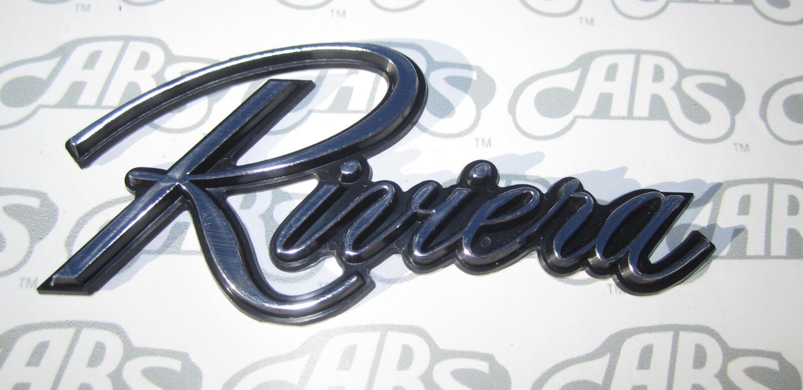1979-1985 Buick Riviera Chrome Monogram | Script | Emblem | OEM #1261160 