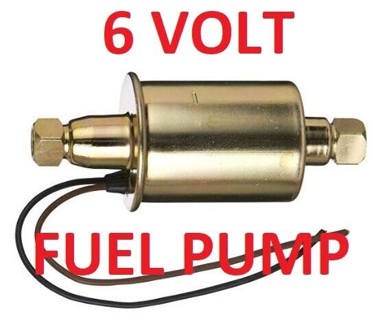 6 volt Fuel Pump Nash Hudson 1949 1950 1951 1952 1953 -can be assist or primary