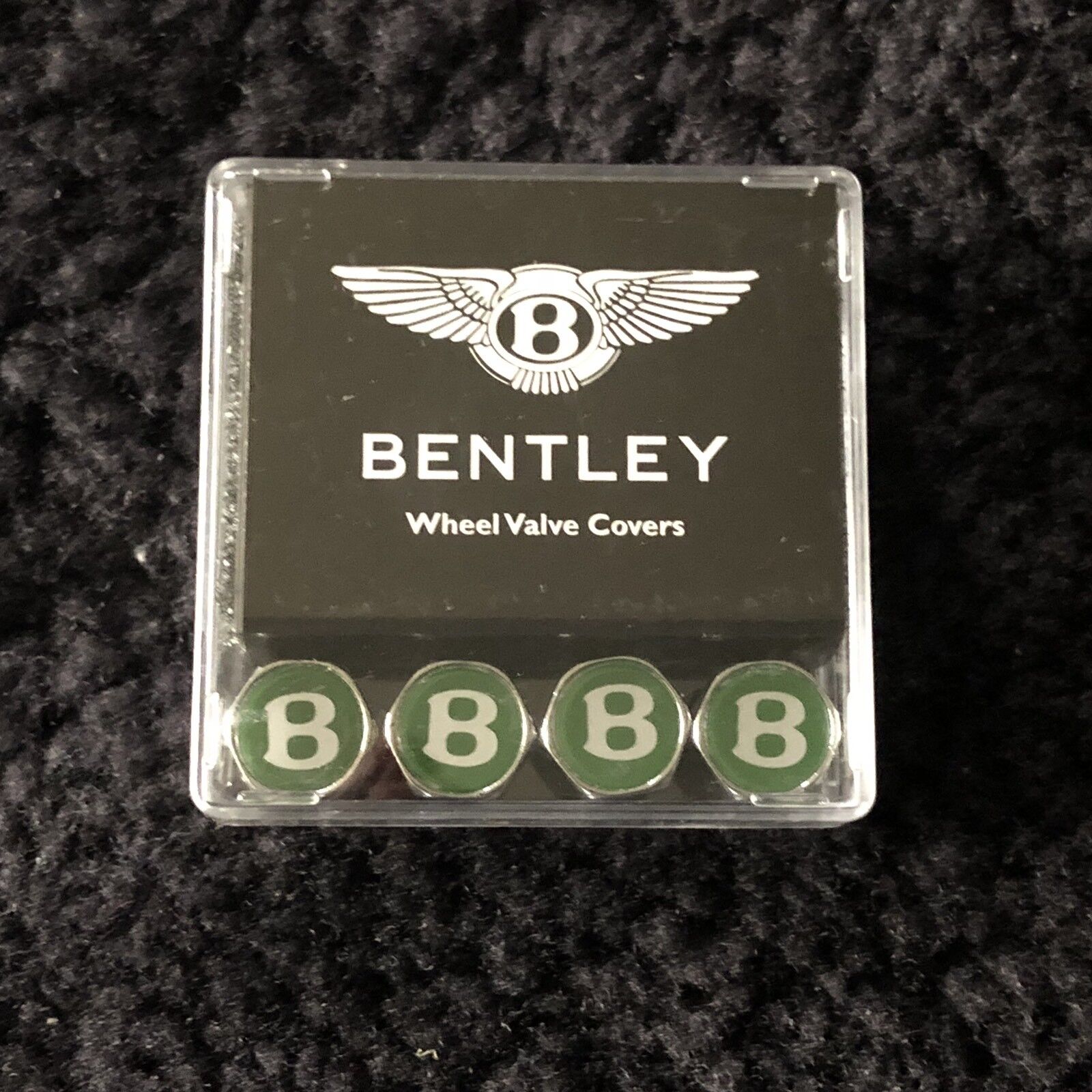 Bentley Arnage Continental R Turbo R Green Valve Cap Set PY112212PA NEW NOS OEM