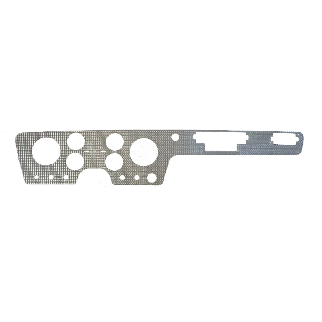 Dash Insert for 1955 Studebaker Speedster Engine Turned Aluminum 1pc Made In USA