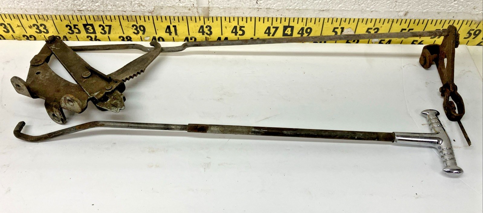 OEM Emergency E-Brake w/ Chrome Handle 1955-1956 Packard Caribbean (Bin34)