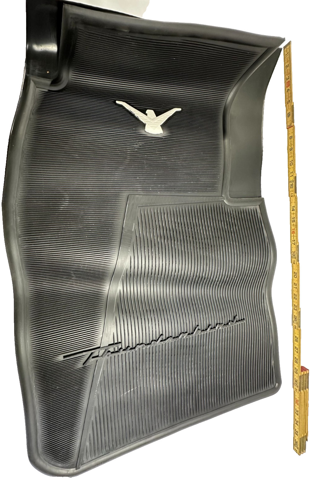 Ford Thunderbird T-Bird Rubber Floor Mats Pair White Bird Emblem Stored Unused