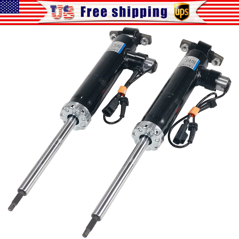 2x Rear Left Right Shock Absorbers w/Electric For Lincoln MKZ Ford Fusion 13-20