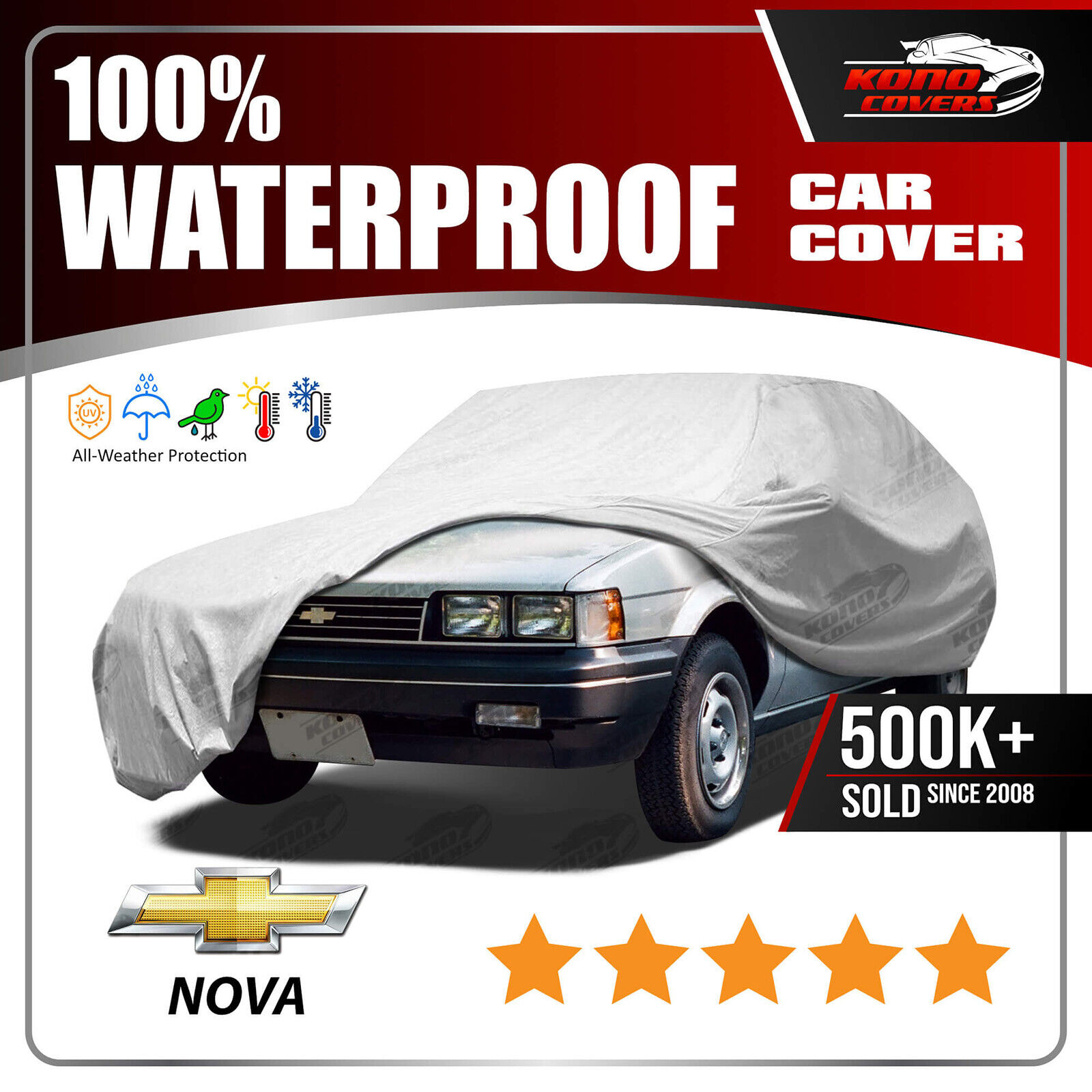 [CHEVY NOVA] CAR COVER - Ultimate Full Custom-Fit All Weather Protection