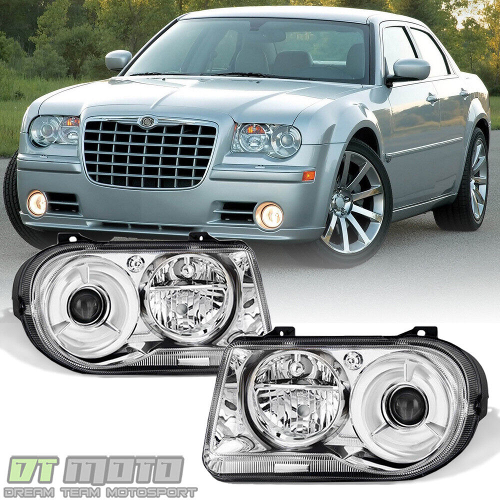 [Factory Style] 2005 2006 2007 2008 2009 2010 Chrysler 300C Headlights Headlamps