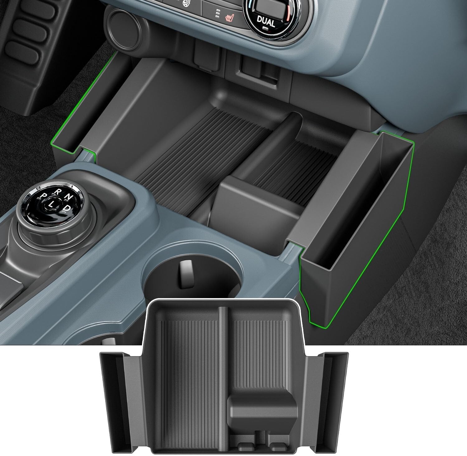 For 2022-2025 Ford Maverick Center Console Organizer Shifter Storage Tray