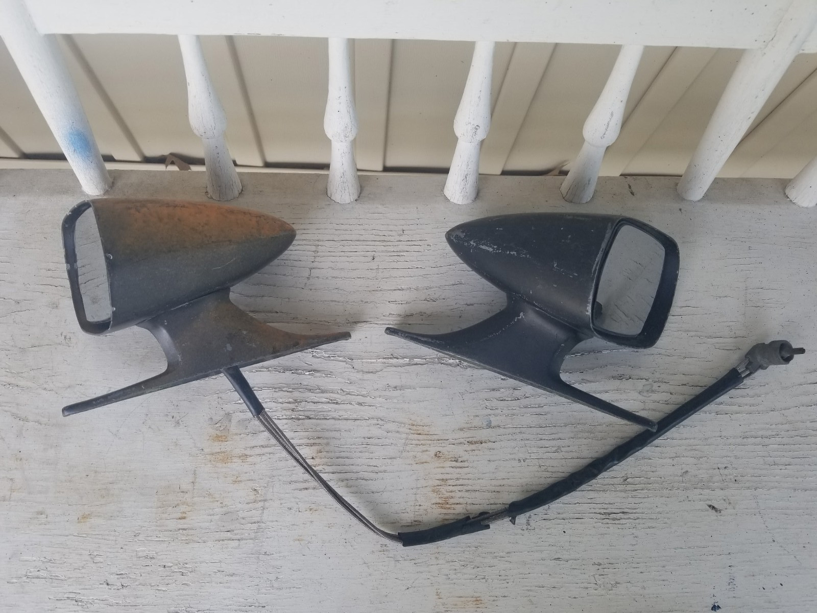 1969 TORINO GT FAIRLANE GT COBRA RANCHERO GT SPORT MIRRORS ORIGINAL PAIR C90B-