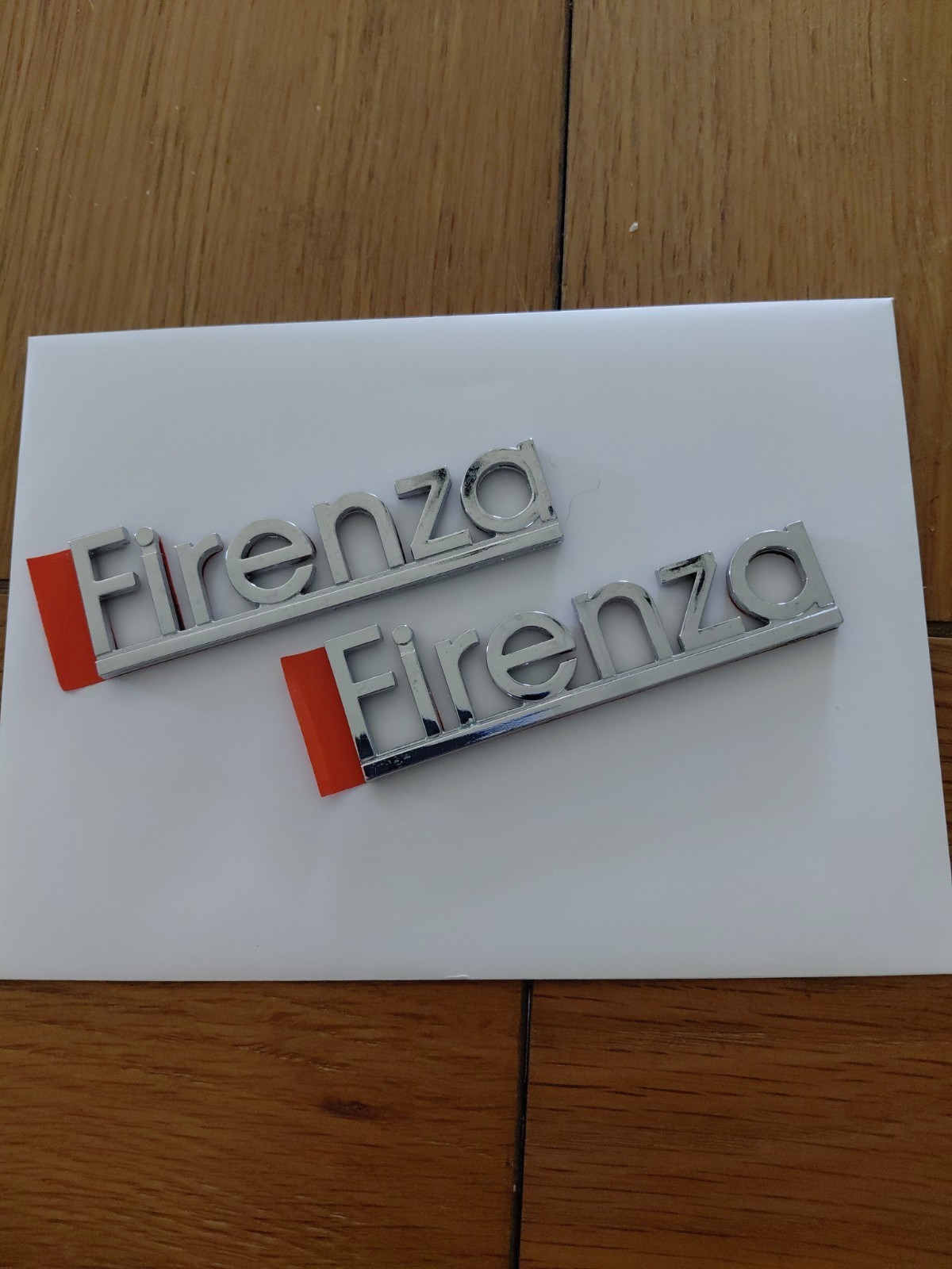 1982 To 1988 Oldsmobile FIRENZA Side Emblems NOS OEM   Set Of 2