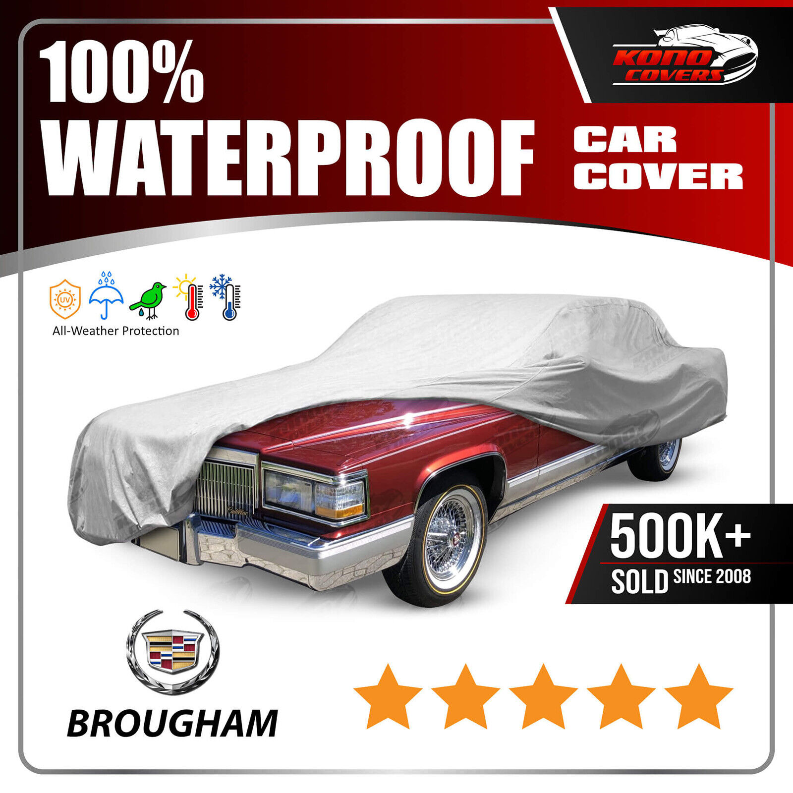 [CADILLAC BROUGHAM] CAR COVER - Ultimate Full Custom-Fit All Weather Protect