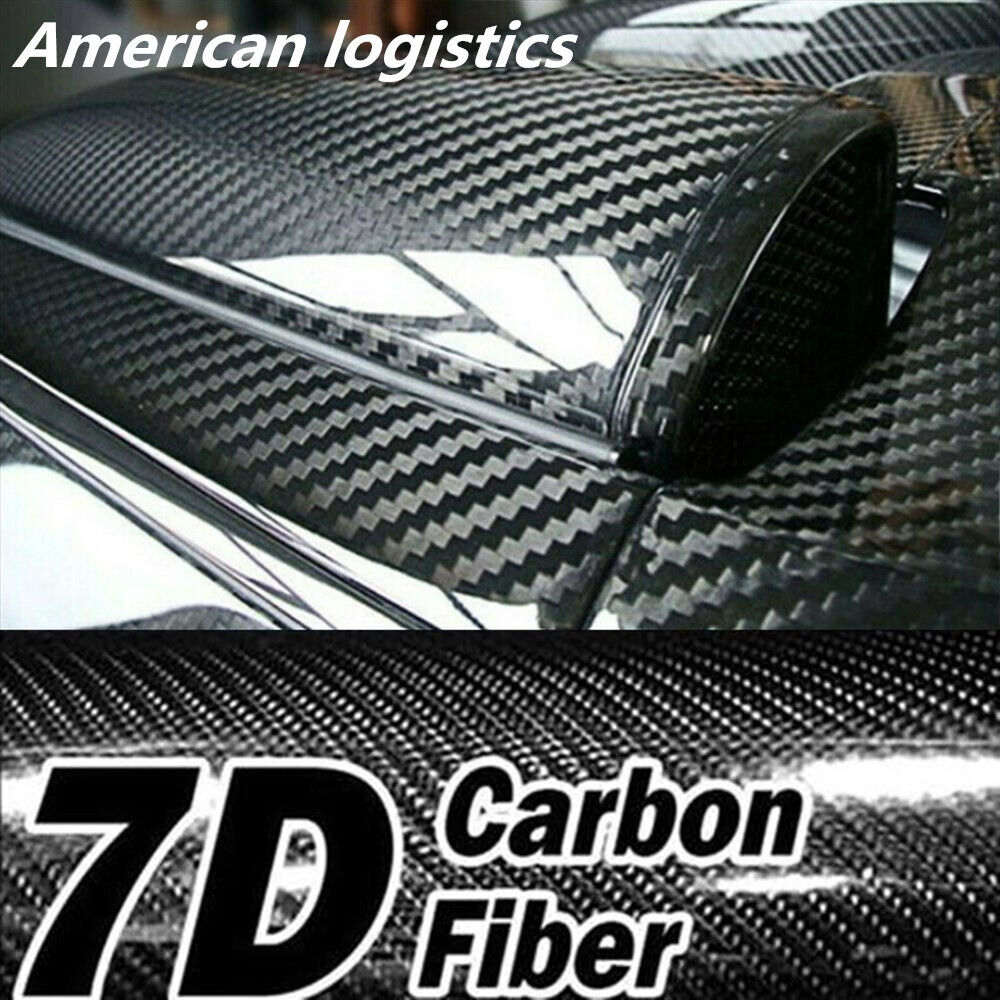 Carbon Fiber Vinyl Part Accessories Auto Interior Wrap Film Car Stickers Trim 7D