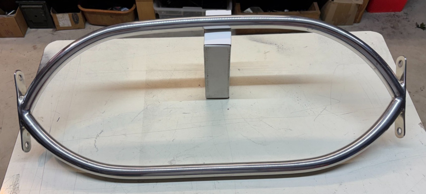 1965 AC Shelby Cobra front bumper hoop remanufactured.