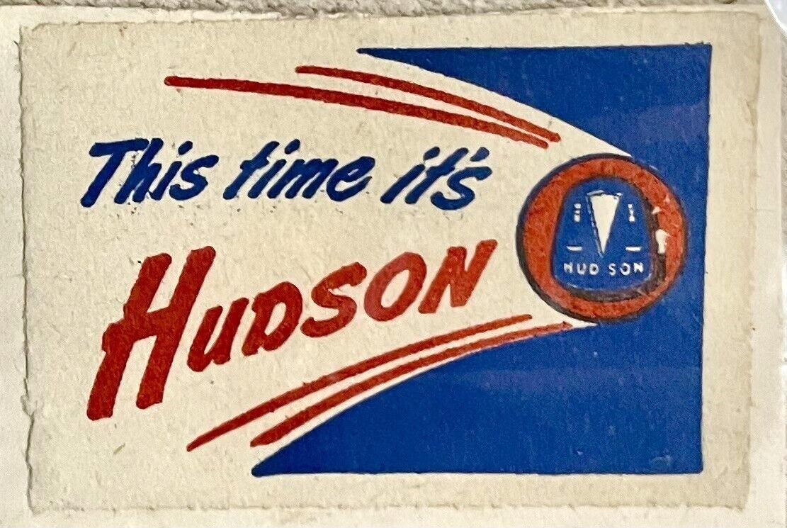 Hudson Ad Stamp 1940 1941 1942 1946 1947 1948 1949 1950 1951 1952 1953 1954 1955