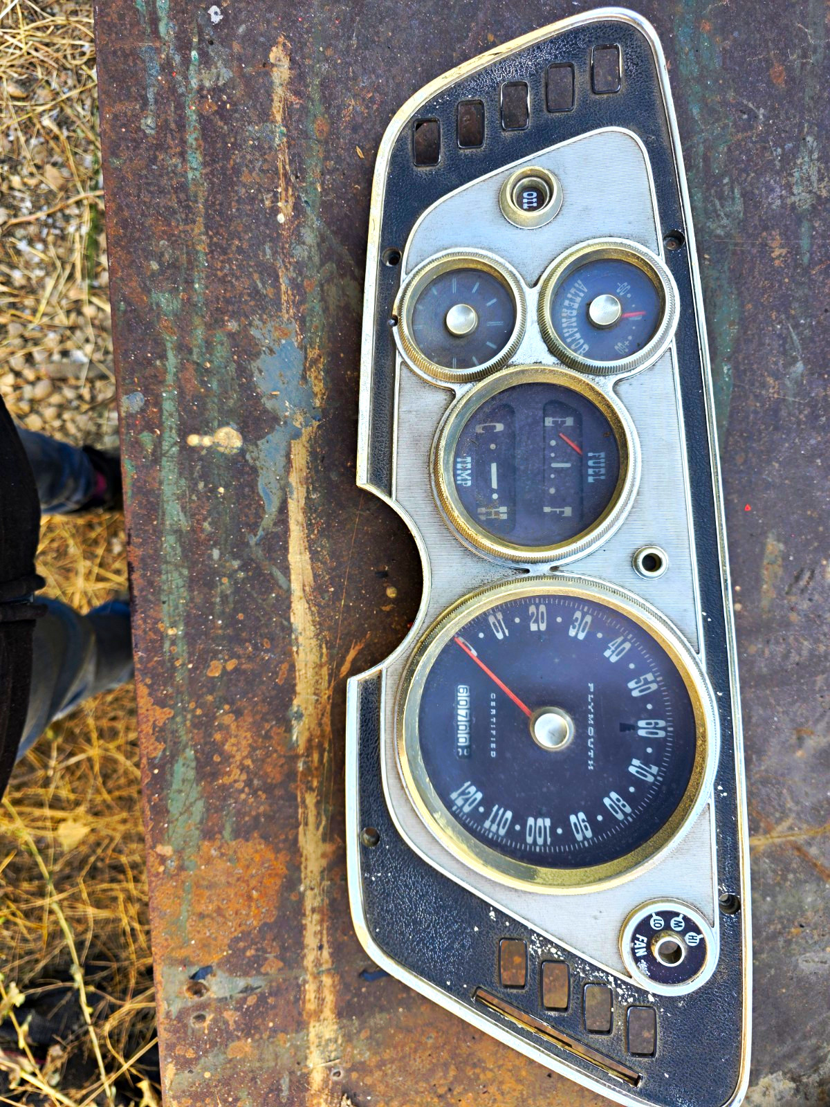 1963 PLYMOUTH  Belvedere Instrument Cluster       