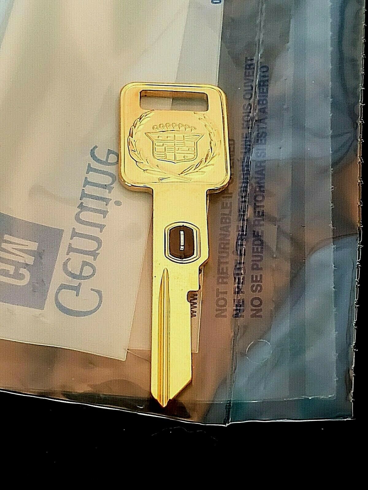 Rare Cadillac Gold Key - #2 VATS - Ignition key for Brougham, Fleetwd, Sev/Eldo