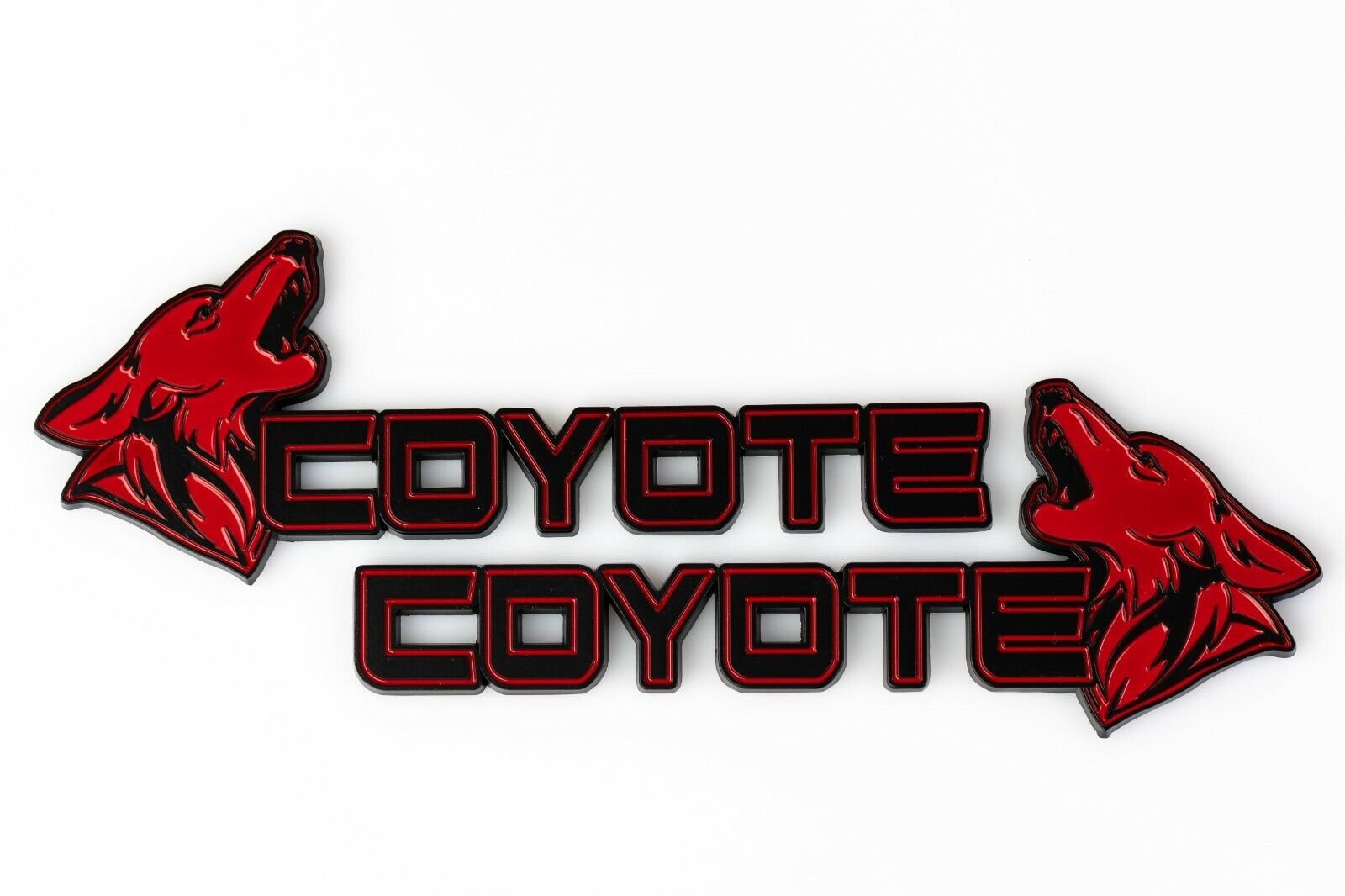 Coyote Fender Badges - Ford Mustang GT F150 - Diecut All Metal - Highest Quality