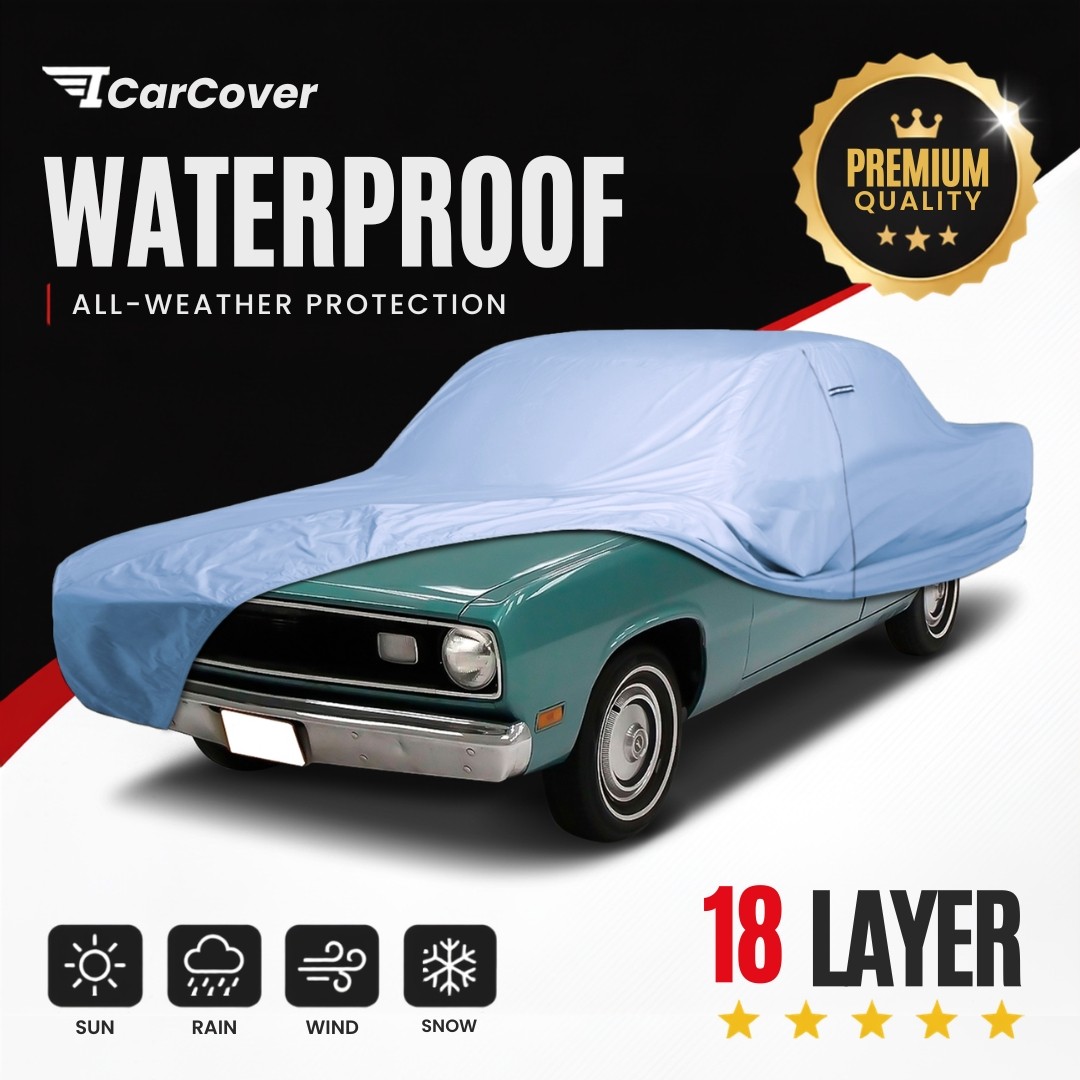 Plymouth Valiant 2/4-Door1974-1976 Custom Fit Waterproof Car Cover 18 Layer