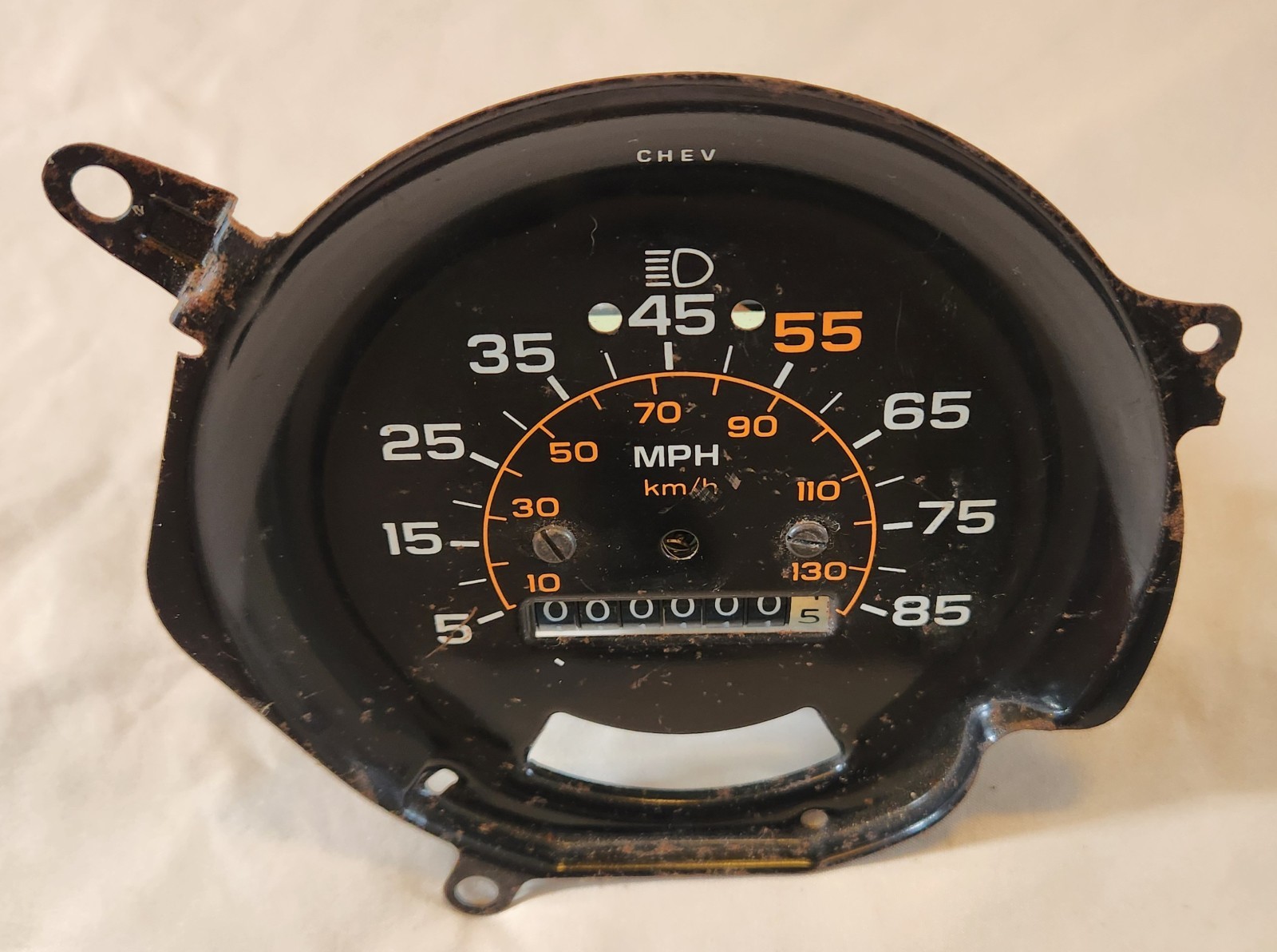 1981 to 87 Chevy Truck CUCV Dash Gauge  Speedo  Original  Vintage OEM NOS