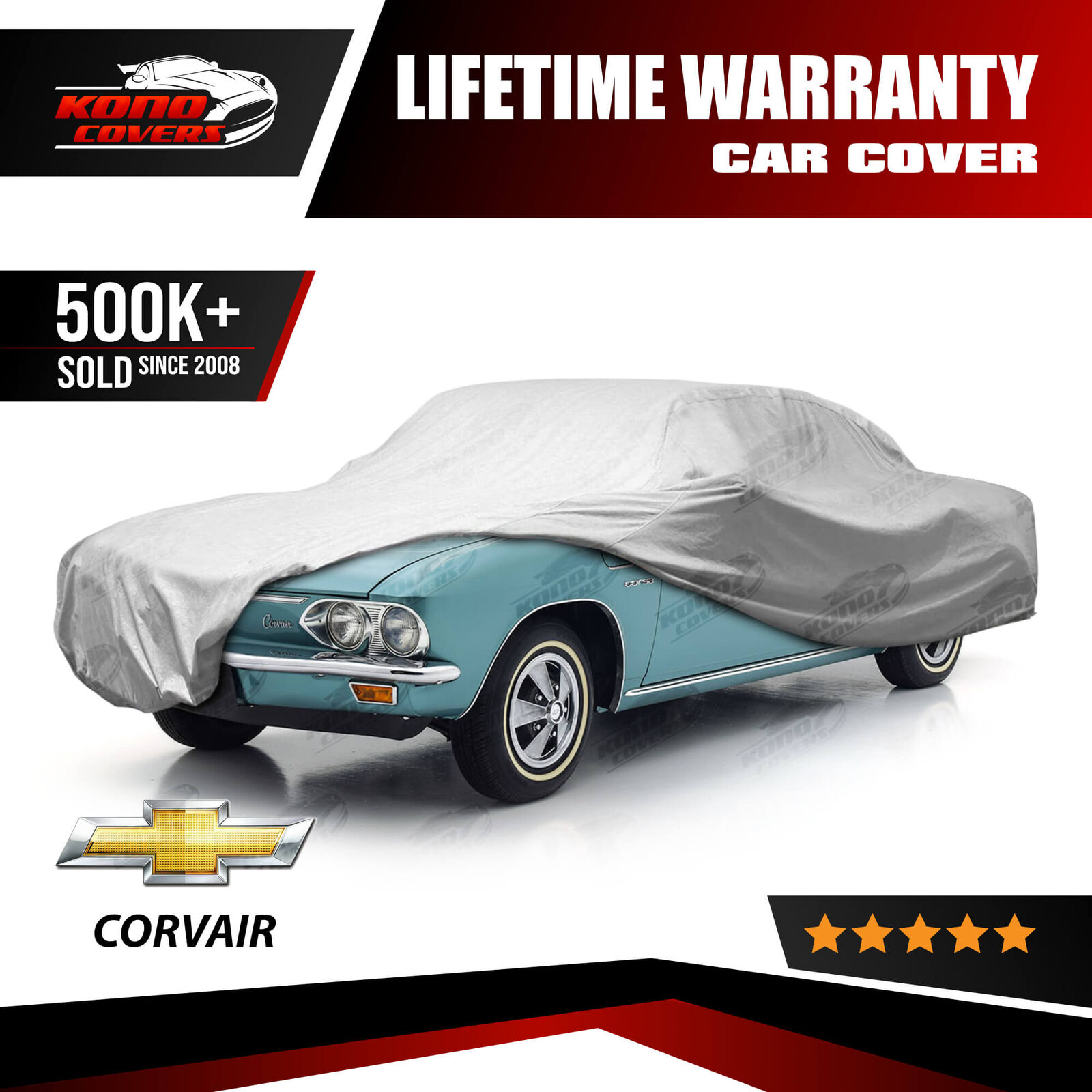 Chevrolet Corvair 4 Layer Waterproof Car Cover 1968 1969