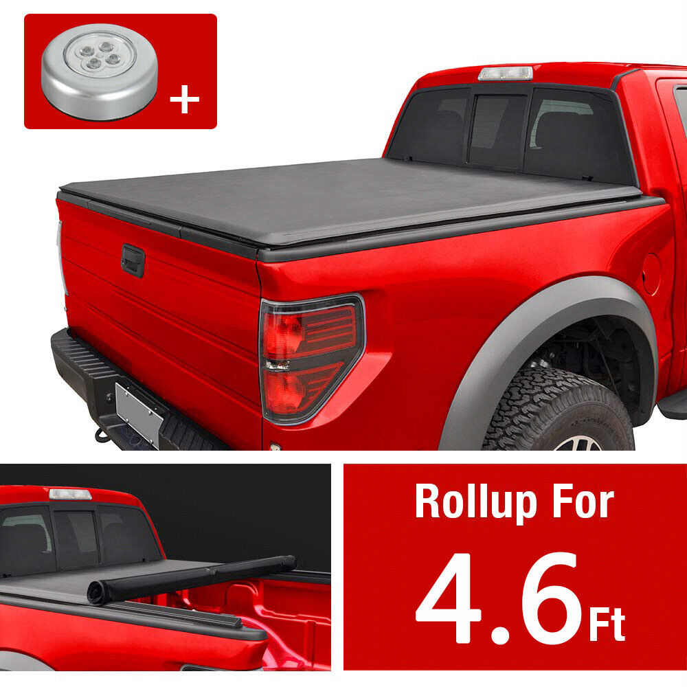JDMSPEED Roll Up Tonneau Cover Fit For 2022 2023 Ford Maverick 4.6FT