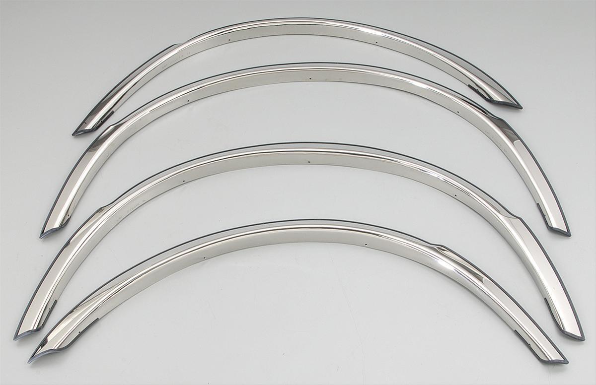 THE BEST FENDER TRIM FOR CHEVY LUV 75-80 Mirror Stainless High Polish SET-4