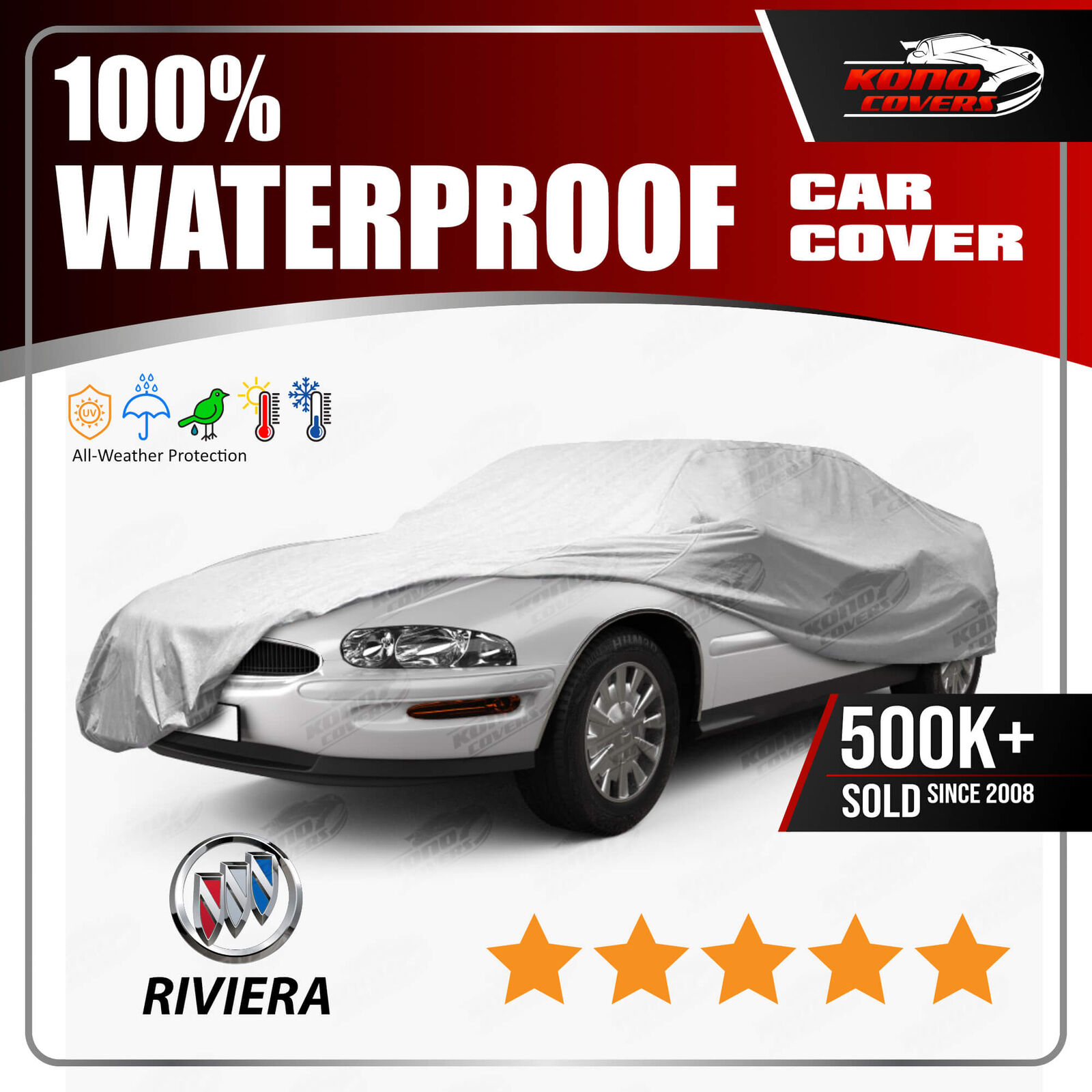 [BUICK RIVIERA] CAR COVER - Ultimate Full Custom-Fit 100% All Weather Protection