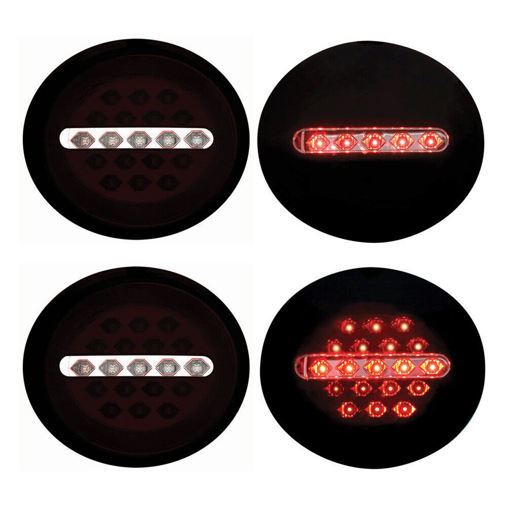 New Black LED Tail Light Set For 05-13 Chevrolet Corvette C6 GM2800188 GM2801188