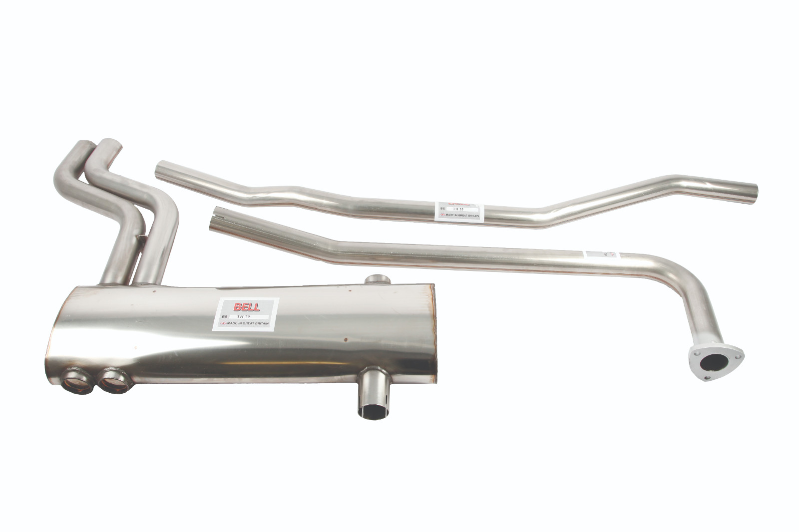 Triumph TR6 / TR250 Carburettor Only 1967-1975 Stainless Steel Exhaust System