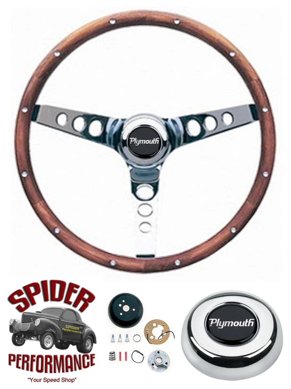 1961-1966 Plymouth steering wheel 13 1/2\