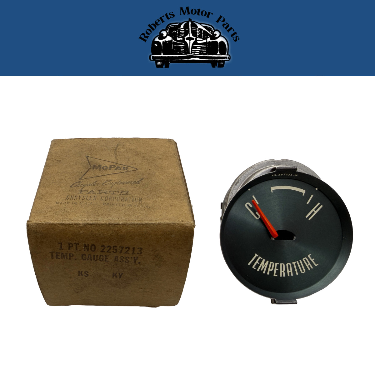 NOS Mopar Temp Gauge For 1962 Plymouth Savoy Belvedere Fury Sport Fury #2257213