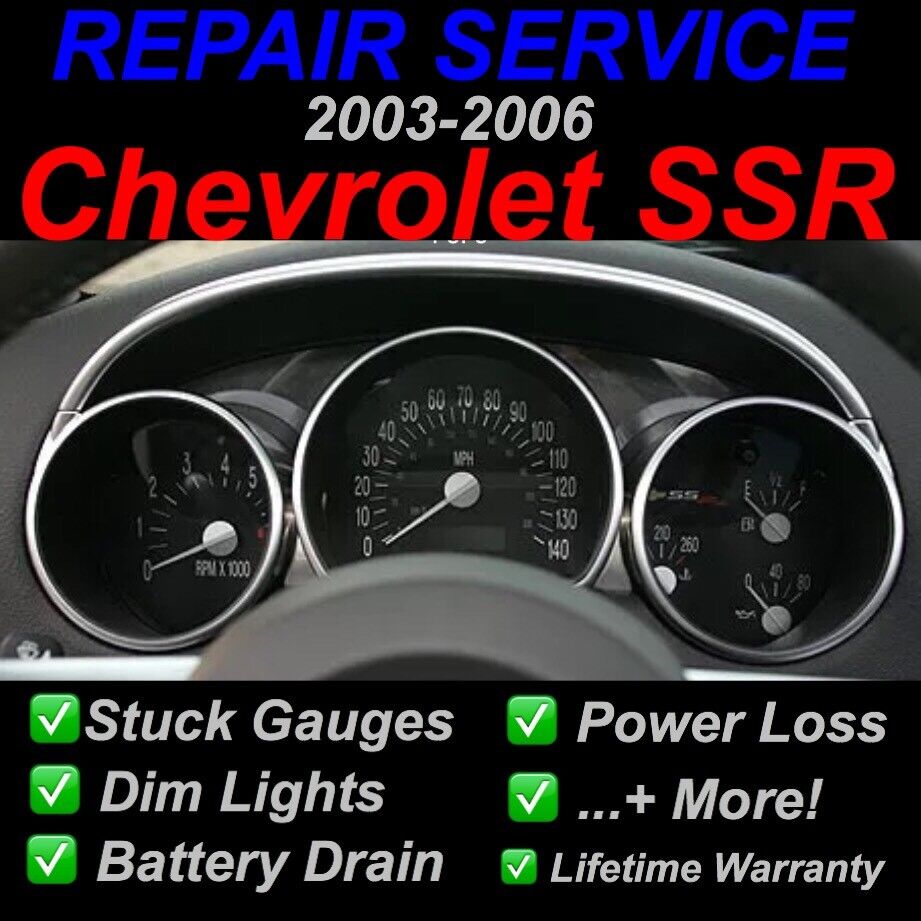 GM REPAIR SERVICE 2005 Chevrolet SSR Speedometer Instrument Gauge Cluster
