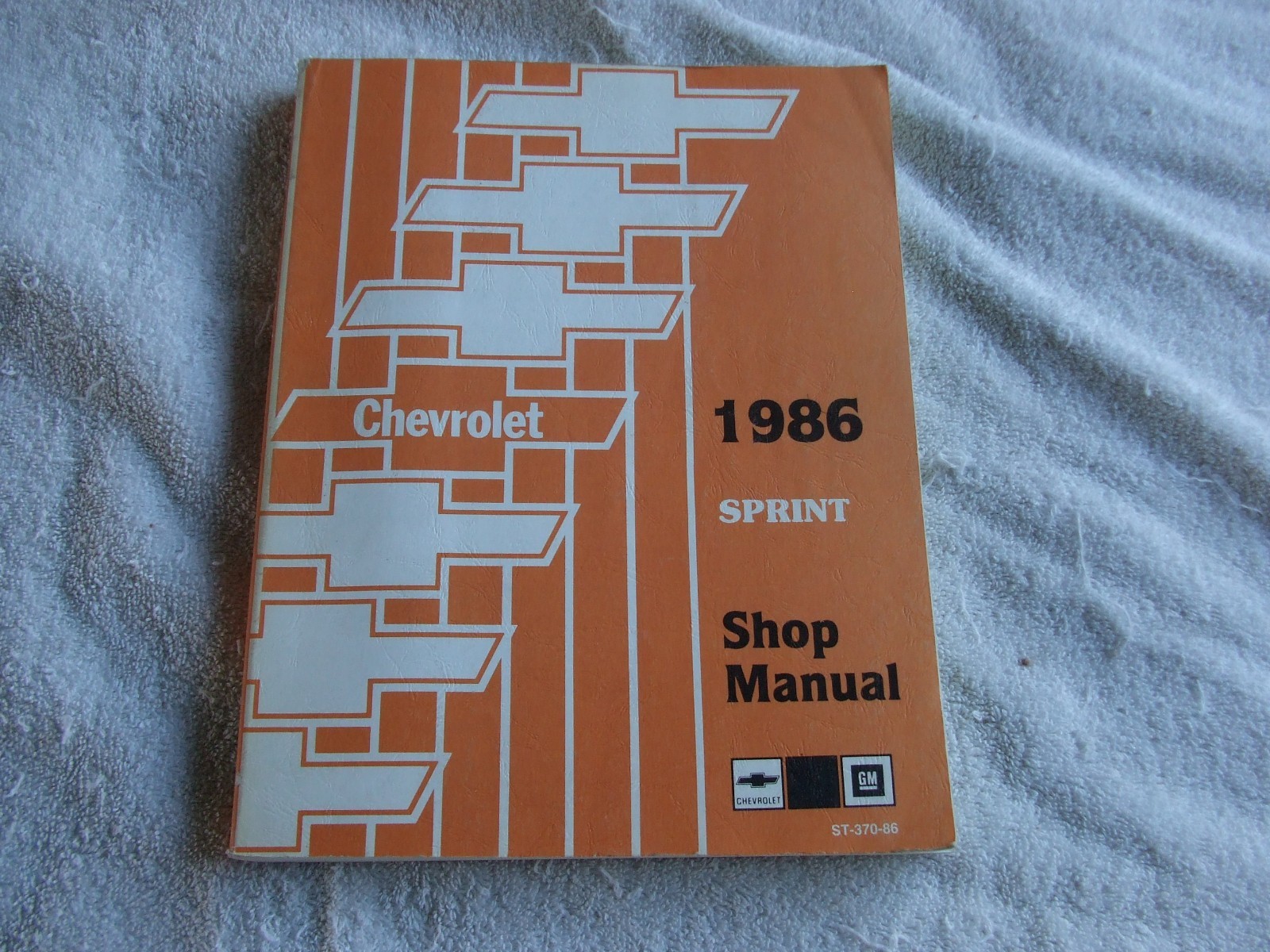 1986 Chevrolet Sprint shop manual original