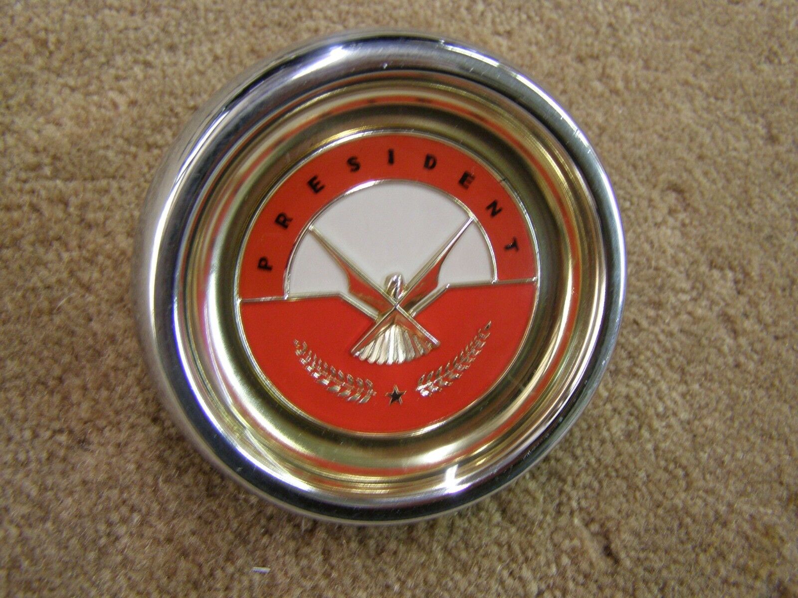 NOS OEM 1958 Studebaker President Grille Ornament Emblem