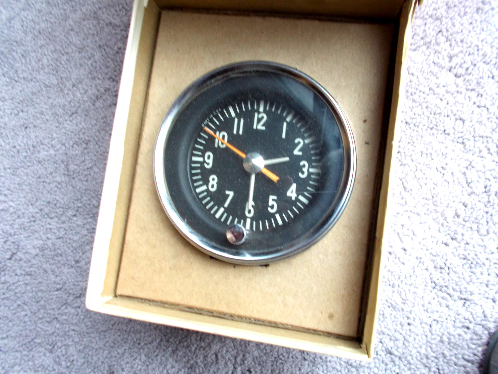 Studebaker AC 2904 HAWK CLOCK 1956 1957 1958 1959 1960 1961 GOLDEN SILVER SKY PW