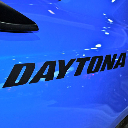 Set of 2: DAYTONA style quarter panel side decals fits Dodge Charger 2011-2014