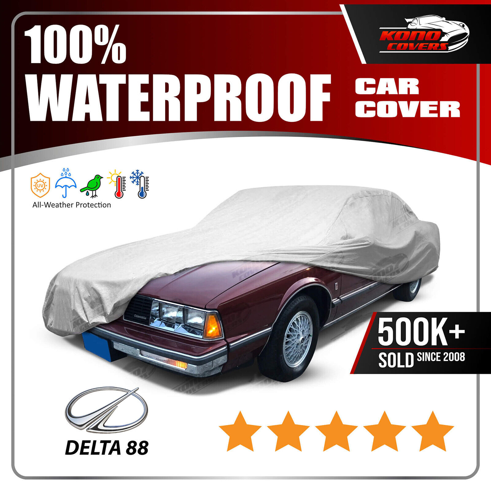 [OLDSMOBILE DELTA 88] CAR COVER- Ultimate Full Custom-Fit All Weather Protection