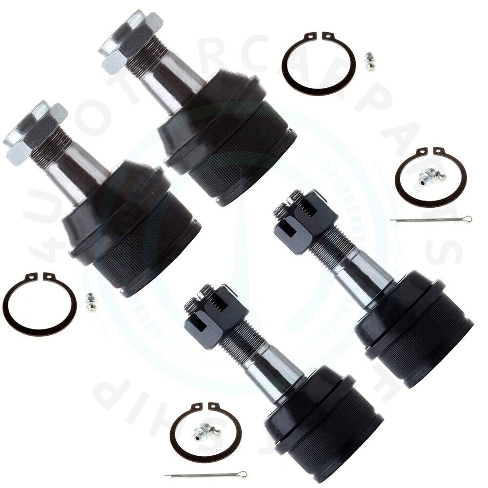 4x Suspension Front Lower Upper Ball Joint Kit Fits 1980-1996 Ford F-150 Bronco