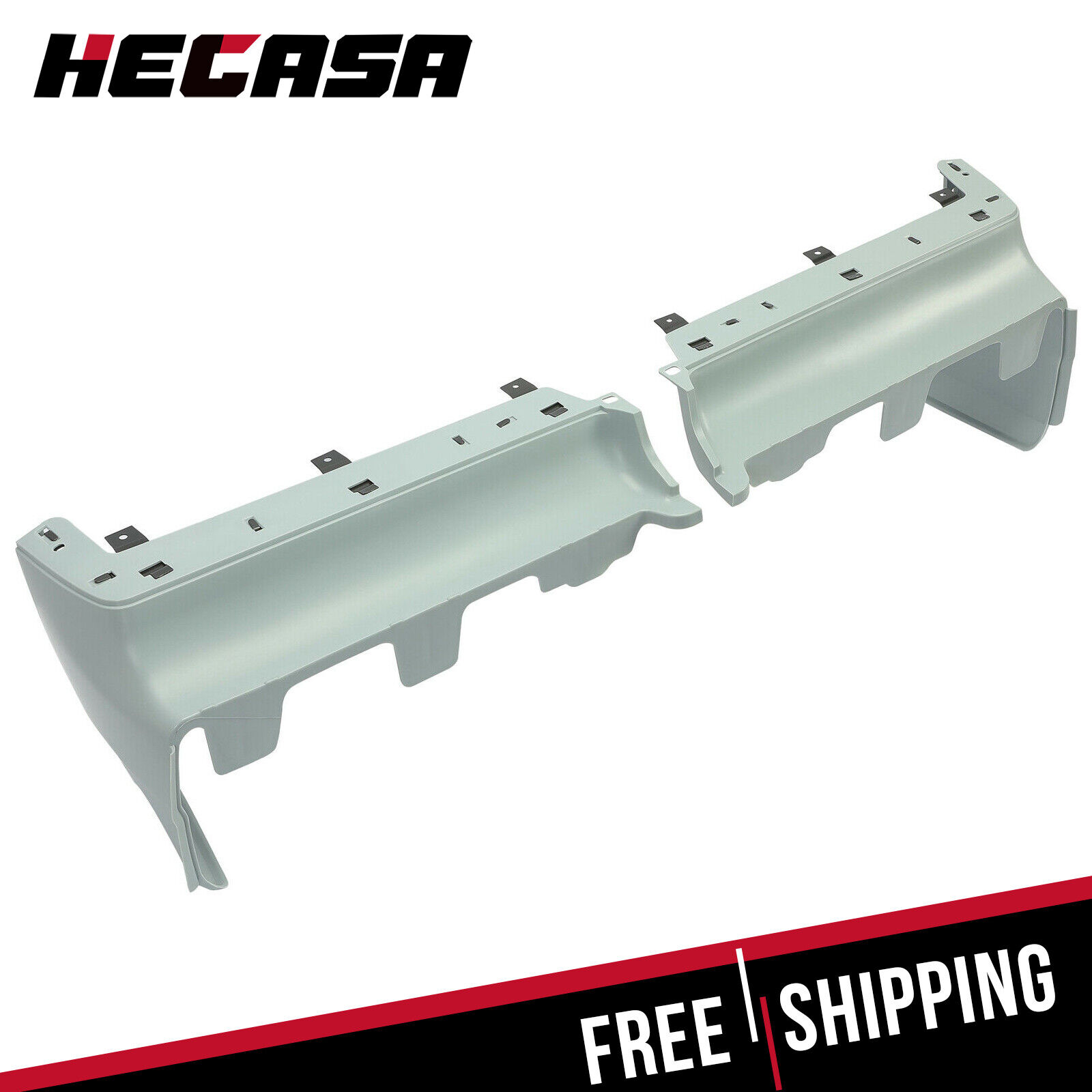 HECASA For 84-87 Buick Regal Grand National Quality FRONT Bumper Filler Pair