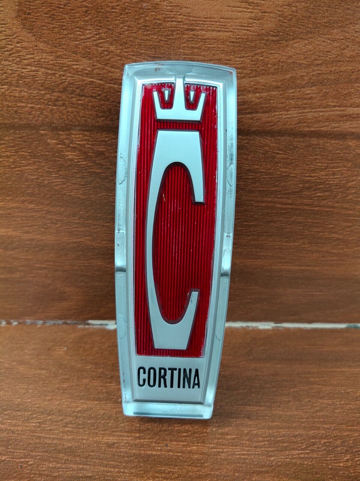 FORD CORTINA Mk3 Front Radiator Grille Emblem Badge Genuine NOS