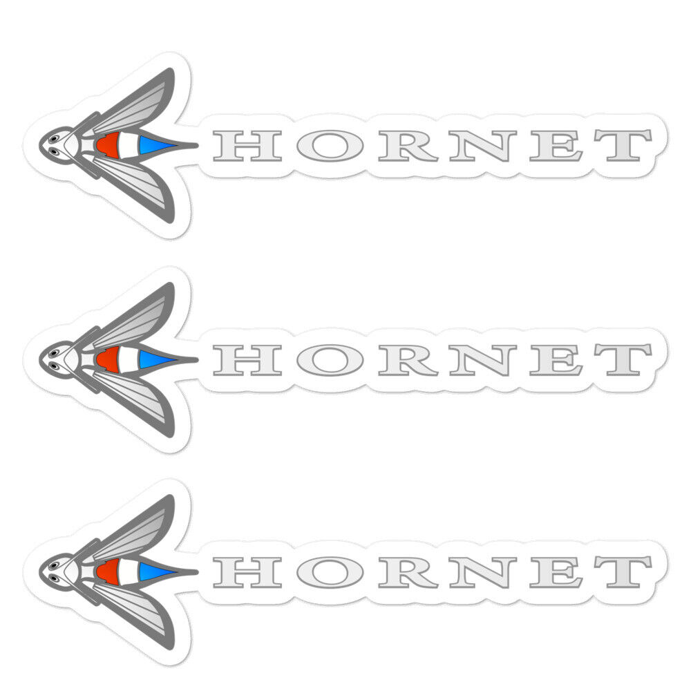 AMC HORNET Stickers (3) Emblem Logo Badge Script