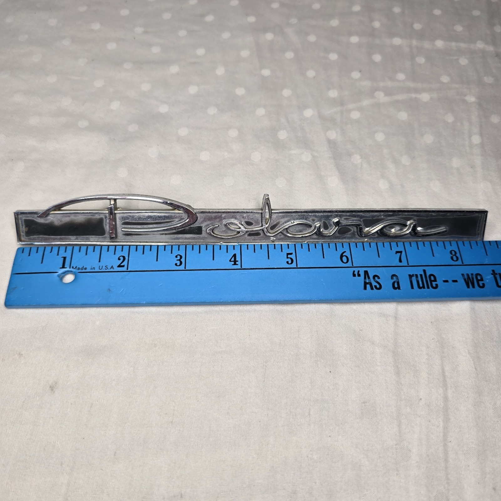 Vintage Dodge Polara Emblem Trim 8.5\