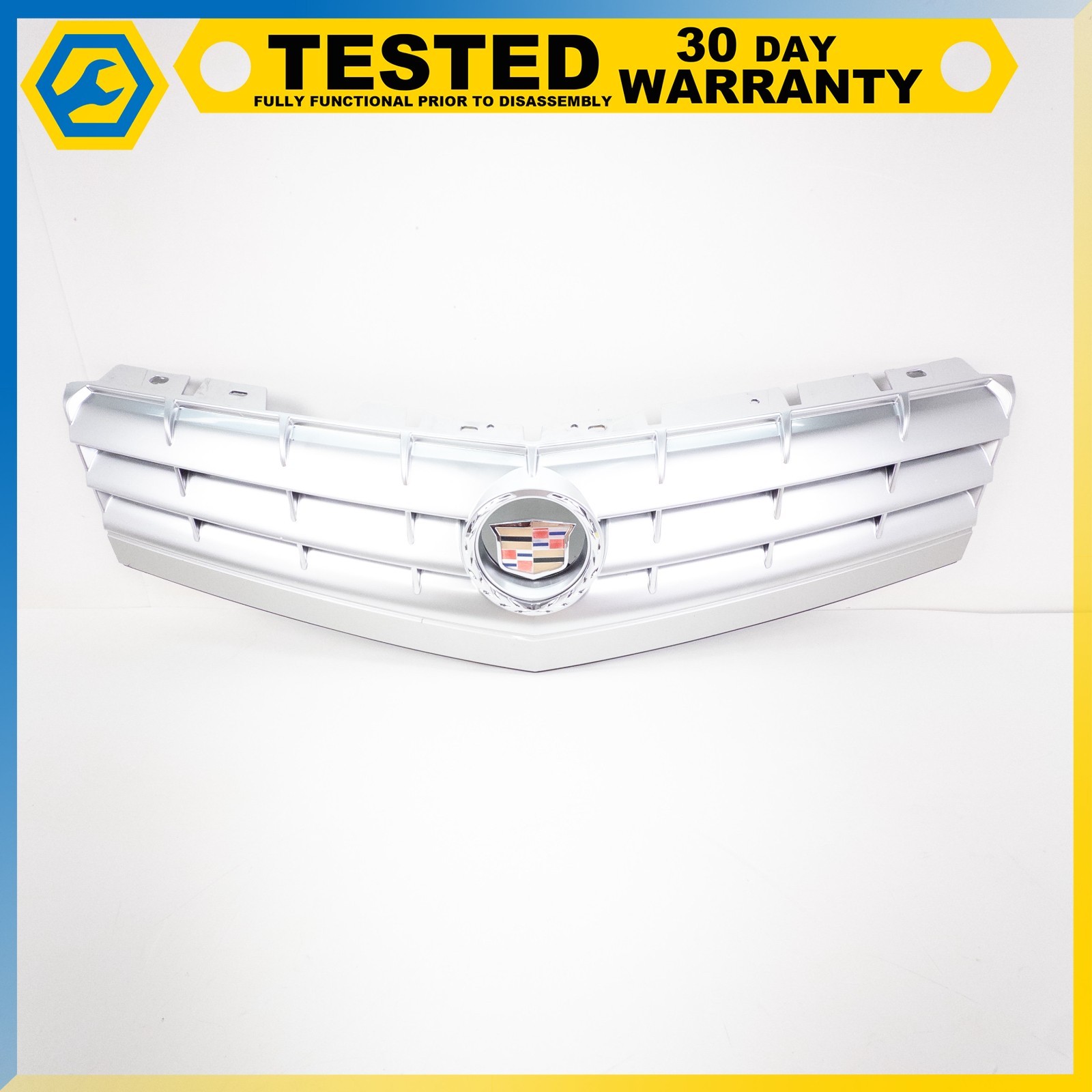 04-09 CADILLAC XLR FRONT UPPER BUMPER HOOD RADIATOR GRILLE OEM