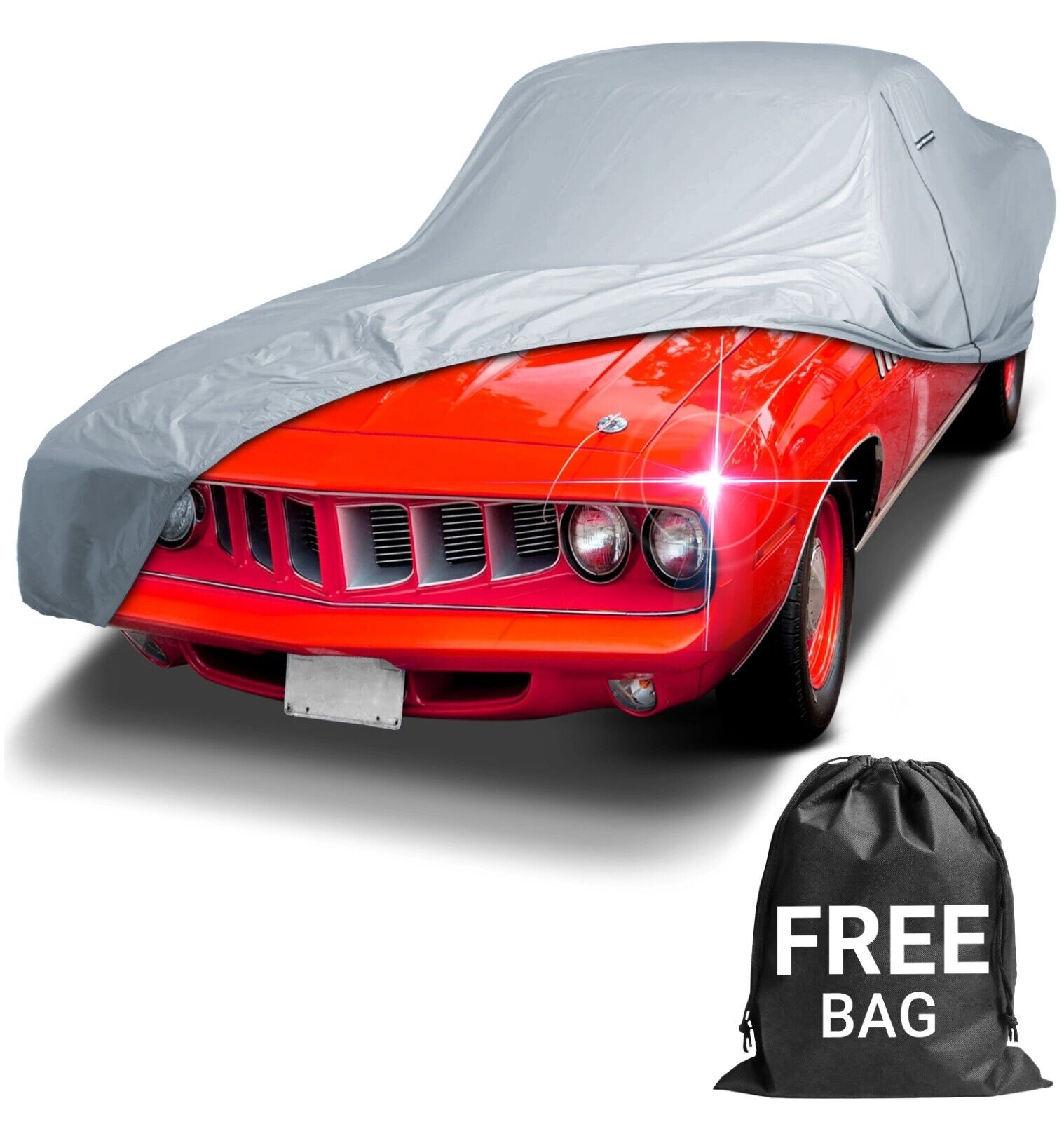 1967-1969 Plymouth Barracuda Custom Car Cover - All-Weather Waterproof Outdoor