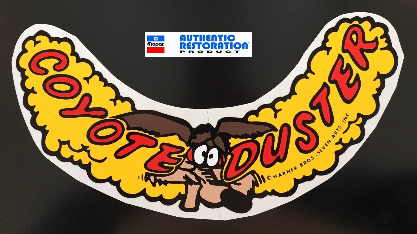 1970 Plymouth Road Runner Coyote Duster Air Cleaner Decal NEW MoPar 70 Authentic