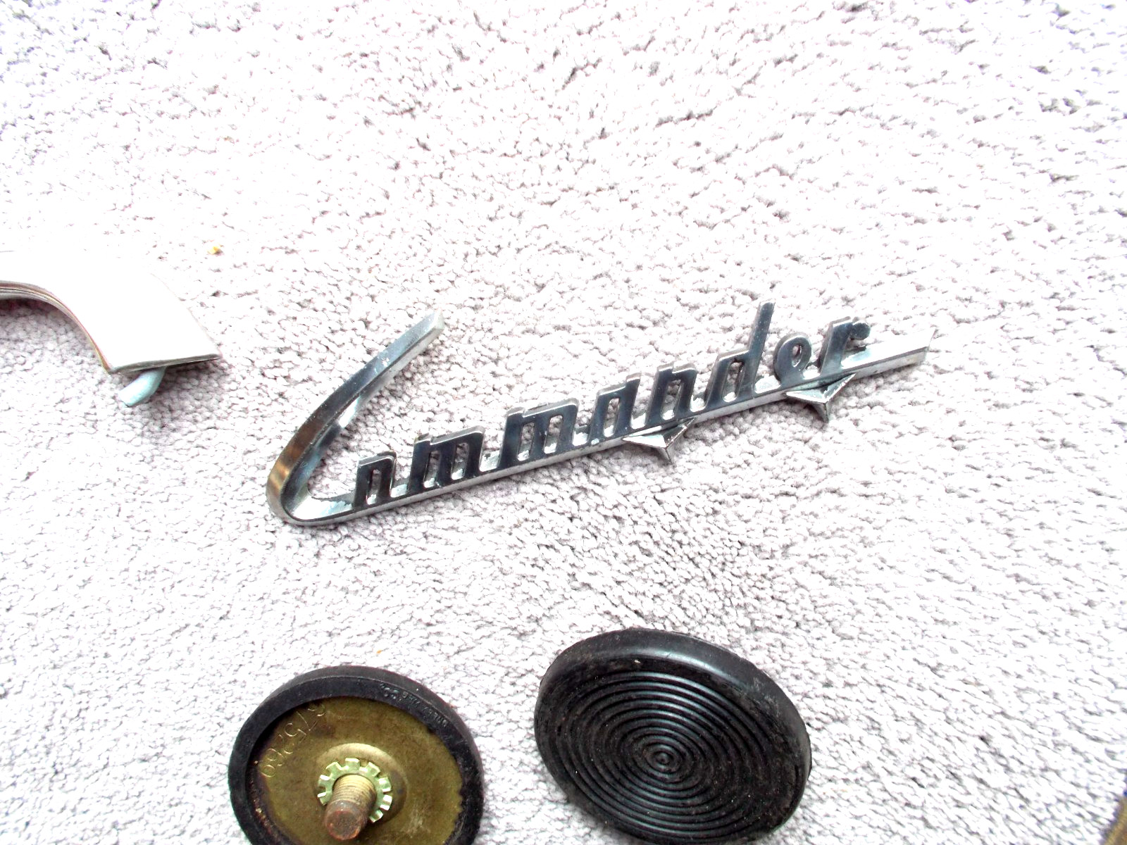 Studebaker Commander Trunk Emblem, USED OPTION, RT SIDE 1953 1954